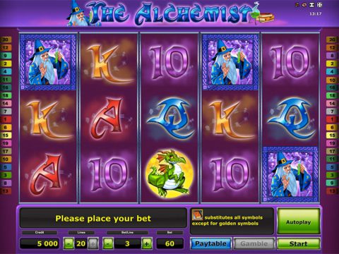 Игровой автомат The Alchemist - превращай удачу в золото