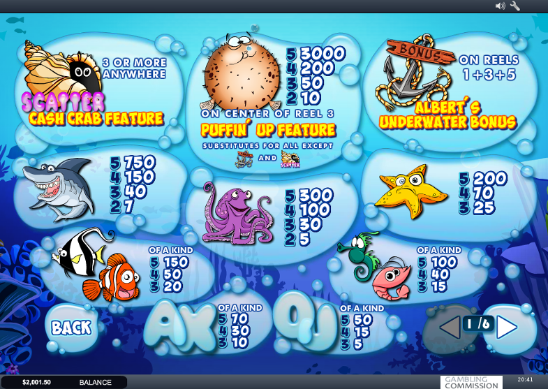 Игровой автомат Wacky Waters - выиграй богатства подводного мира