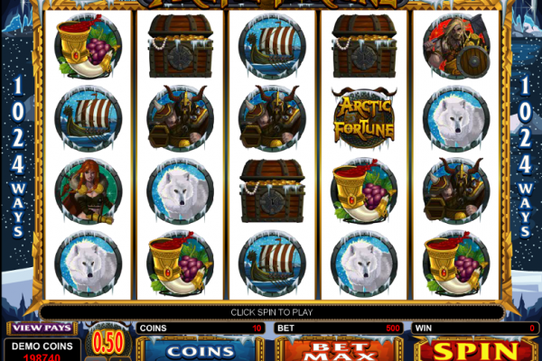 Игровой автомат Arctic Fortune - на поиски золота викингов в онлайн казино Джойказино
