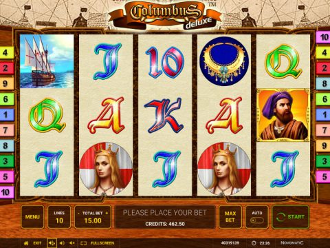 Игровой автомат Columbus Deluxe - ежедневные акции и бонусы в игровой клуб Эльдорадо