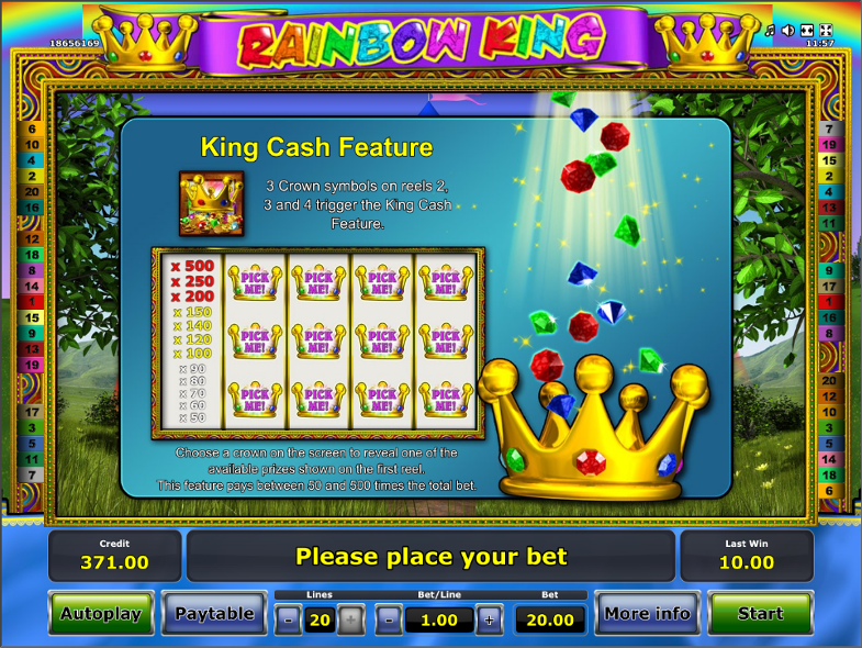 Игровой автомат Rainbow King - в онлайн казино Вулкан 24 за незабываемыми выигрышами