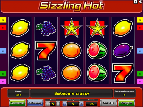 Игровой автомат Sizzling Hot - максимальная выгода в онлайн казино Вулкан Россия