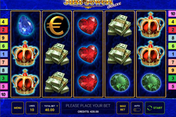 Выиграй с легкостью в Вулкан Гранд казино играя в автомате Just Jewels Deluxe