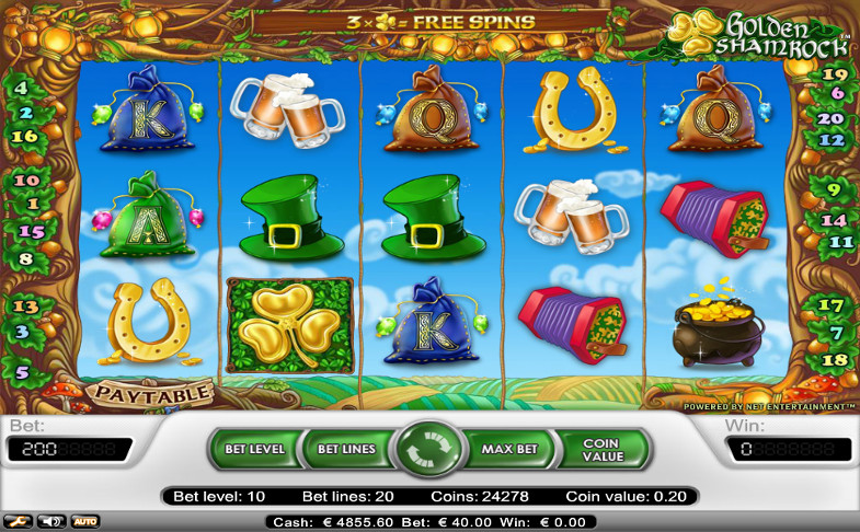Игровой автомат Golden Shamrock - выиграй золото лепрекона в онлайн казино Вулкан
