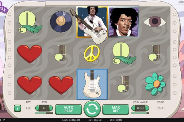 Игровой автомат Jimi Hendrix - онлайн играть на деньги в казино Вулкан Старс
