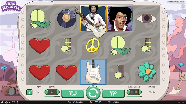 Игровой автомат Jimi Hendrix - онлайн играть на деньги в казино Вулкан Старс