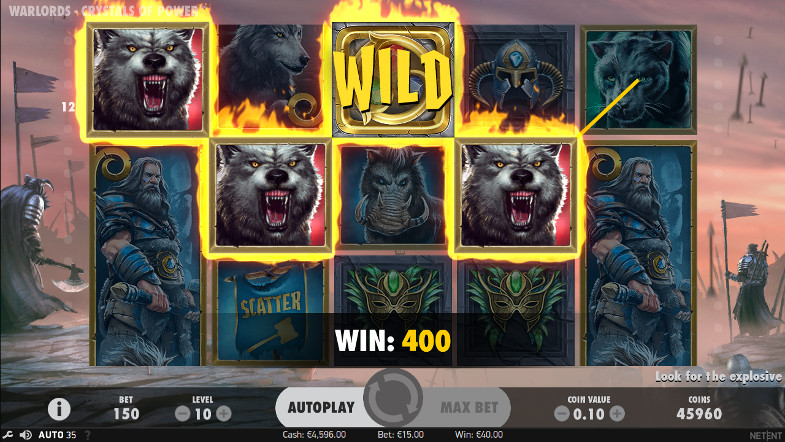 Игровой автомат Warlords: Crystals of Power - высокий процент отдачи в Вулкан Победа казино