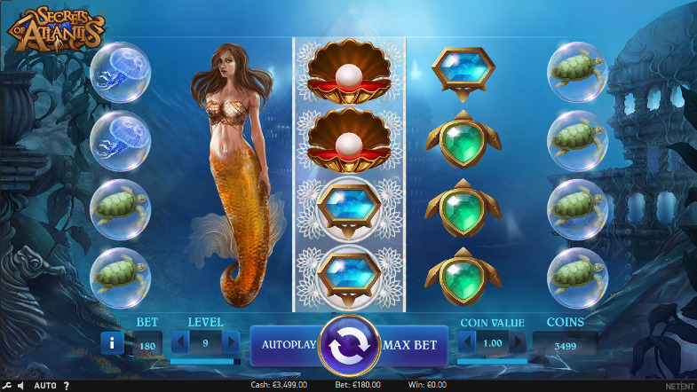 Игровой слот Secrets of Atlantis - играй и побеждай в онлайн автоматы на деньги
