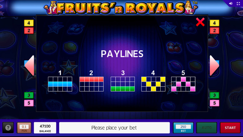 Попробуй слот Fruits and Royals в казино Вулкан Старс - официальный клуб игровых автоматов