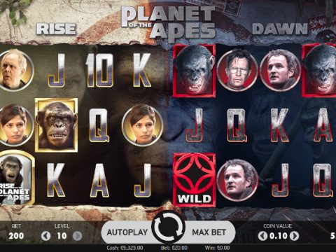 Щедрый автомат Planet of the Apes - играйте в Вулкан Гранд - игровой онлайн клуб