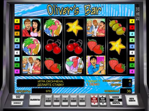 Игровой автомат Oliver's Bar - играть в казино Joycasino в аппараты от Новоматик