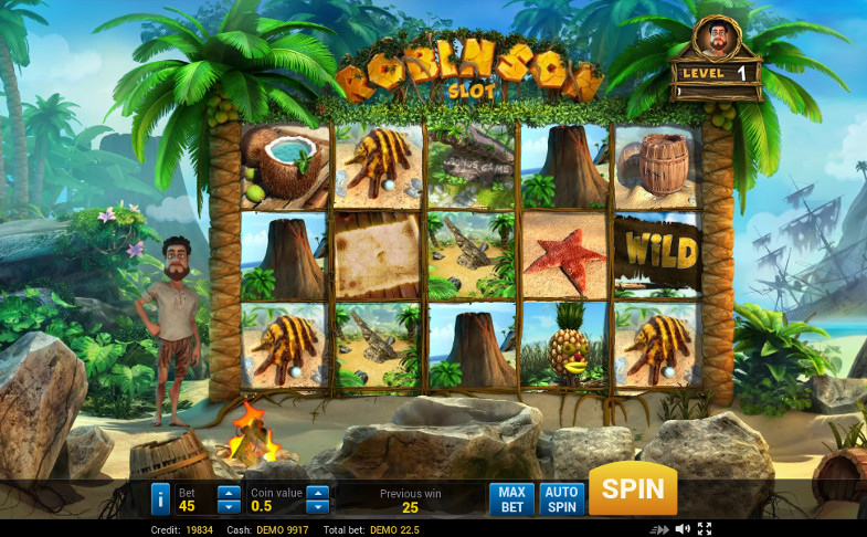 Игровой автомат Robinson - играть в слоты от Evoplay в казино Вулкан онлайн