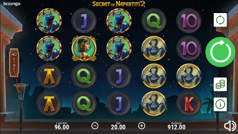Игровой автомат Secret of Nefertiti 2 - большие выигрыши игрокам в Вулкан 777 казино