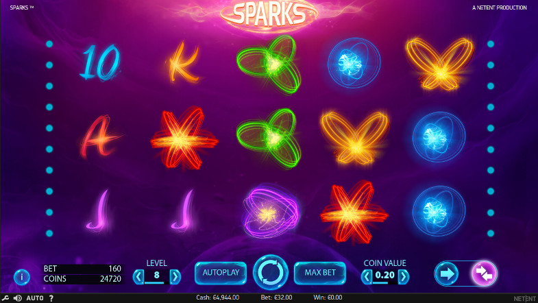 Игровой автомат Sparks - играй на сайте Вулкан Старс казино и побеждай по крупному