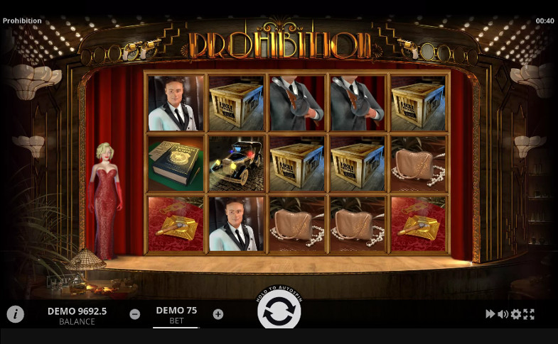 Игровой автомат Prohibition - на официальный сайт Вулкан казино играй с выгодой